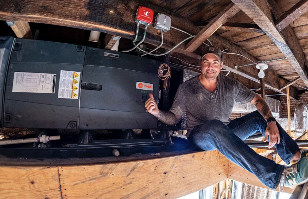 HGTV star installs Trane products for firehouse to home conversion