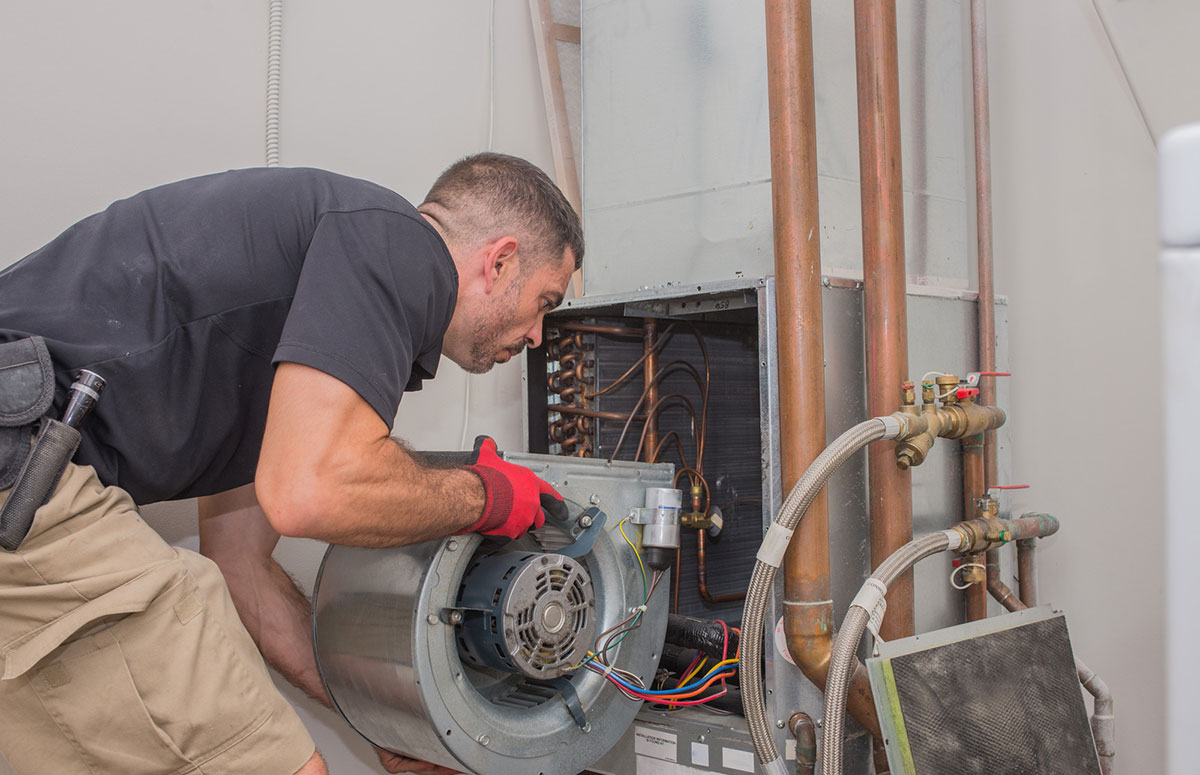 What is an air handler and a variable-speed blower?